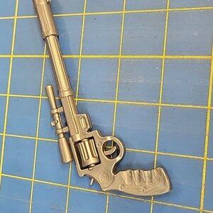 Metallic Toy Shotgun Pen - Silver 5" New